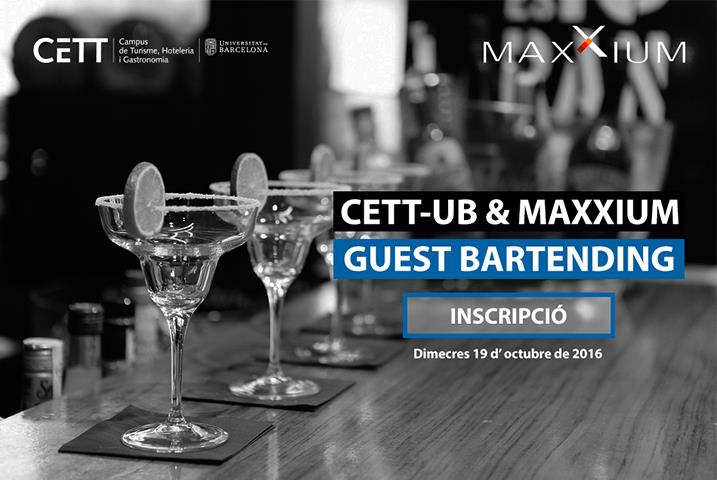 Celebrem el primer CETT-UB & Maxxium Guest Bartending